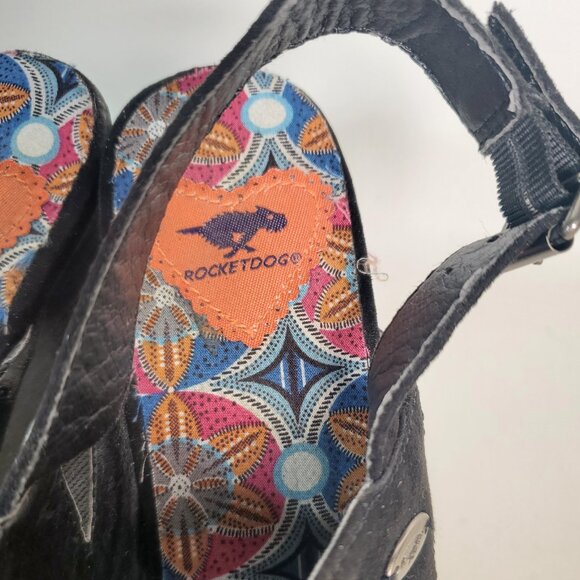 ROCKET DOG Black Suede Clogg/Platform size 8.5 - Picture 8 of 14